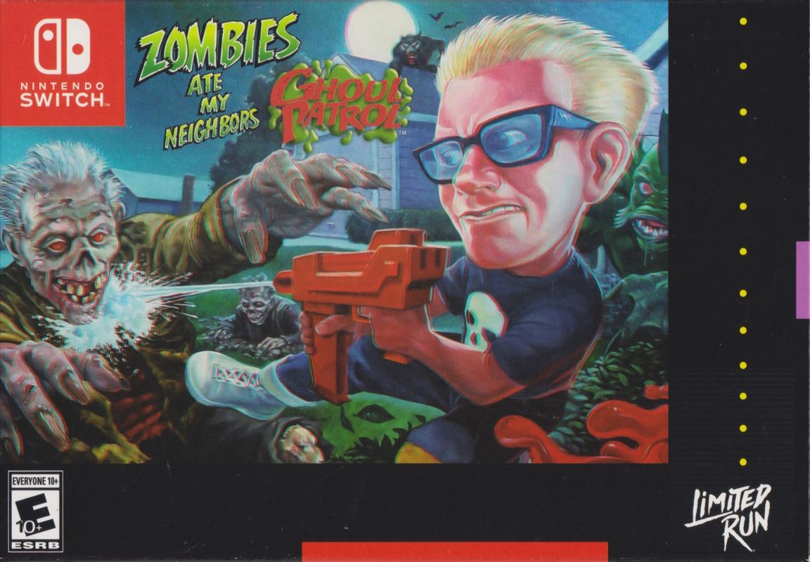 Zombies Ate My Neighbors + Ghoul Patrol [Collector's Edition] box art for Playstation 4